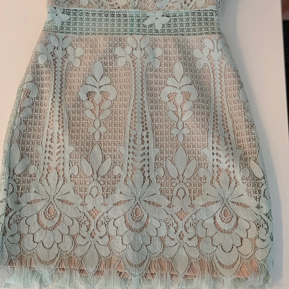 NWT Mint lace cocktail dress - Picture 3 of 4